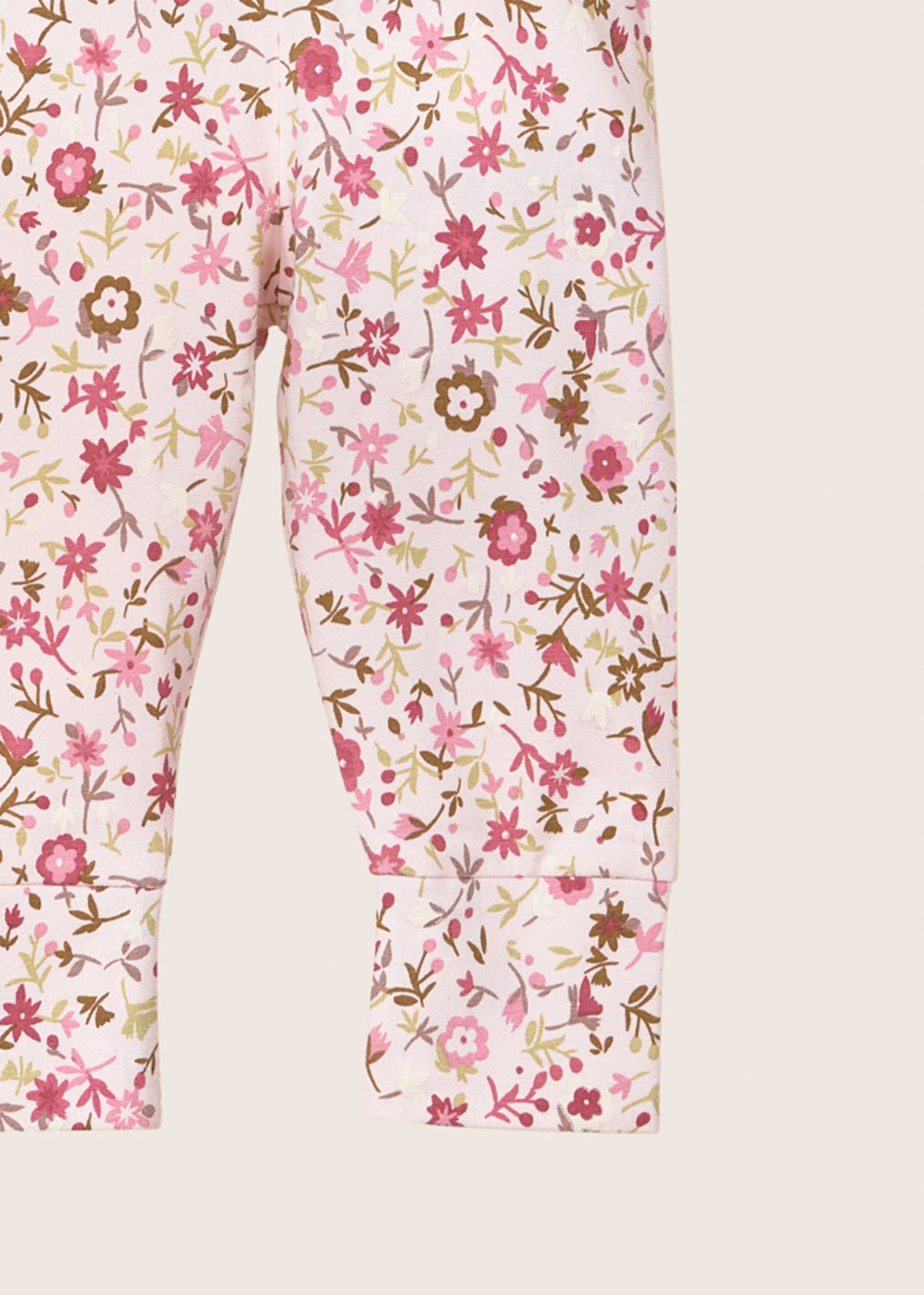 rise little earthling Cuffed Legging BGHKB07 - Light Pink All-Over-Print / 6-9m - Image 9