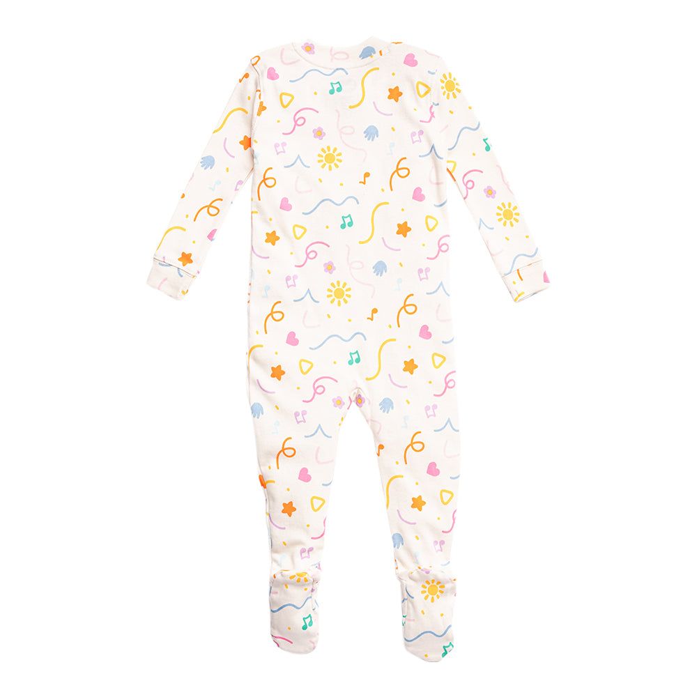 Ms.Rachel Sleeper MRF24SL01 - White Alphabet / 0-3m - Image 14