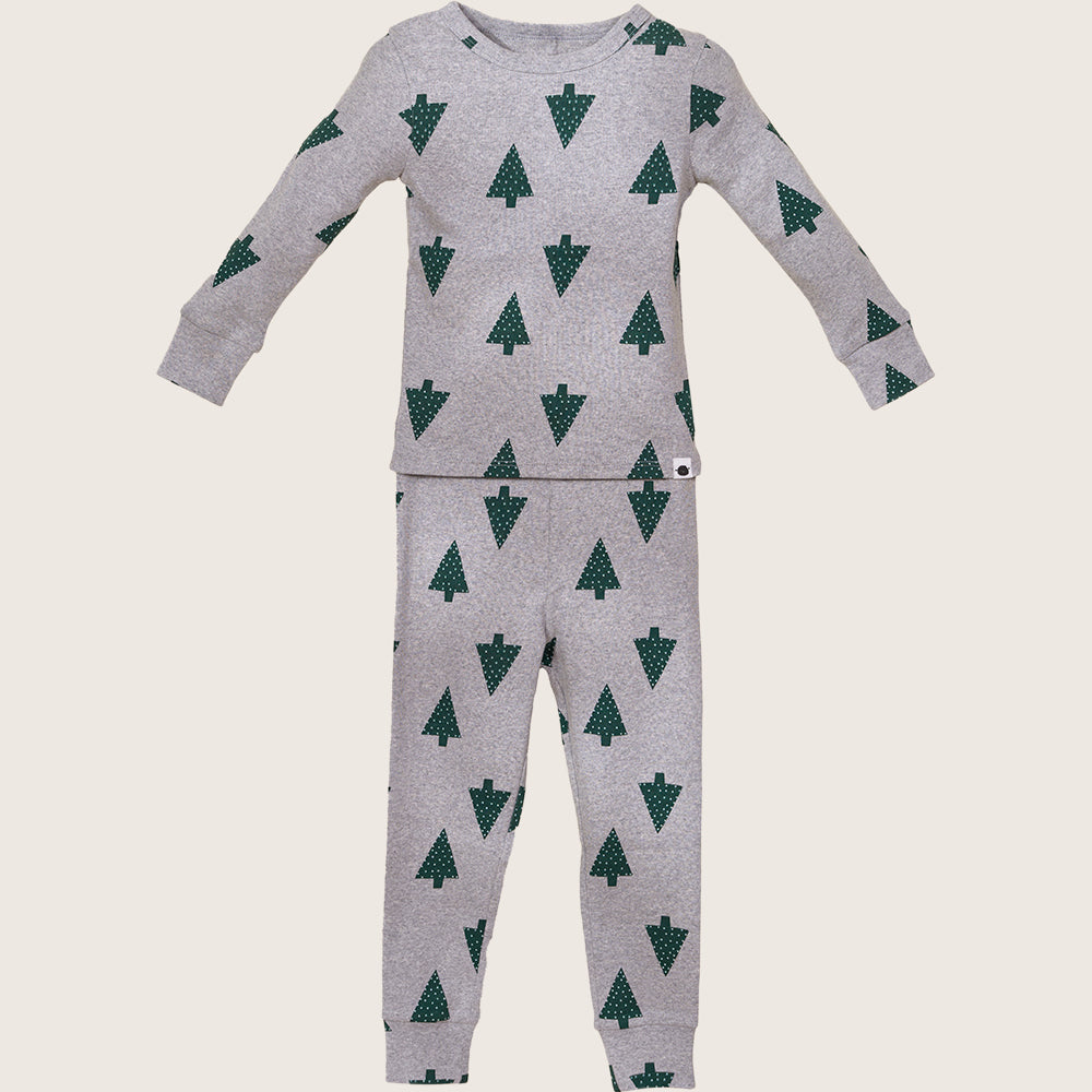 rise little earthling Holiday Sleep Set TGHSL00 - Red Stripe / 3y