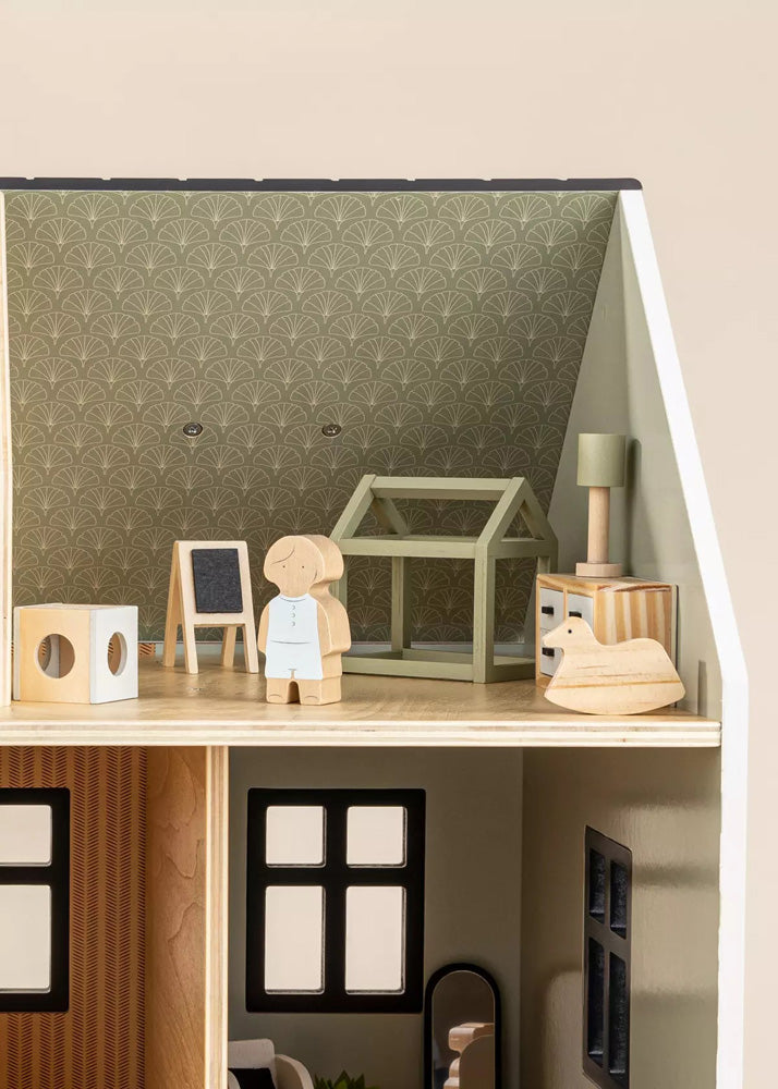 Coco Village Wooden Doll House Kids Room Furniture (7PCS) - Image 20