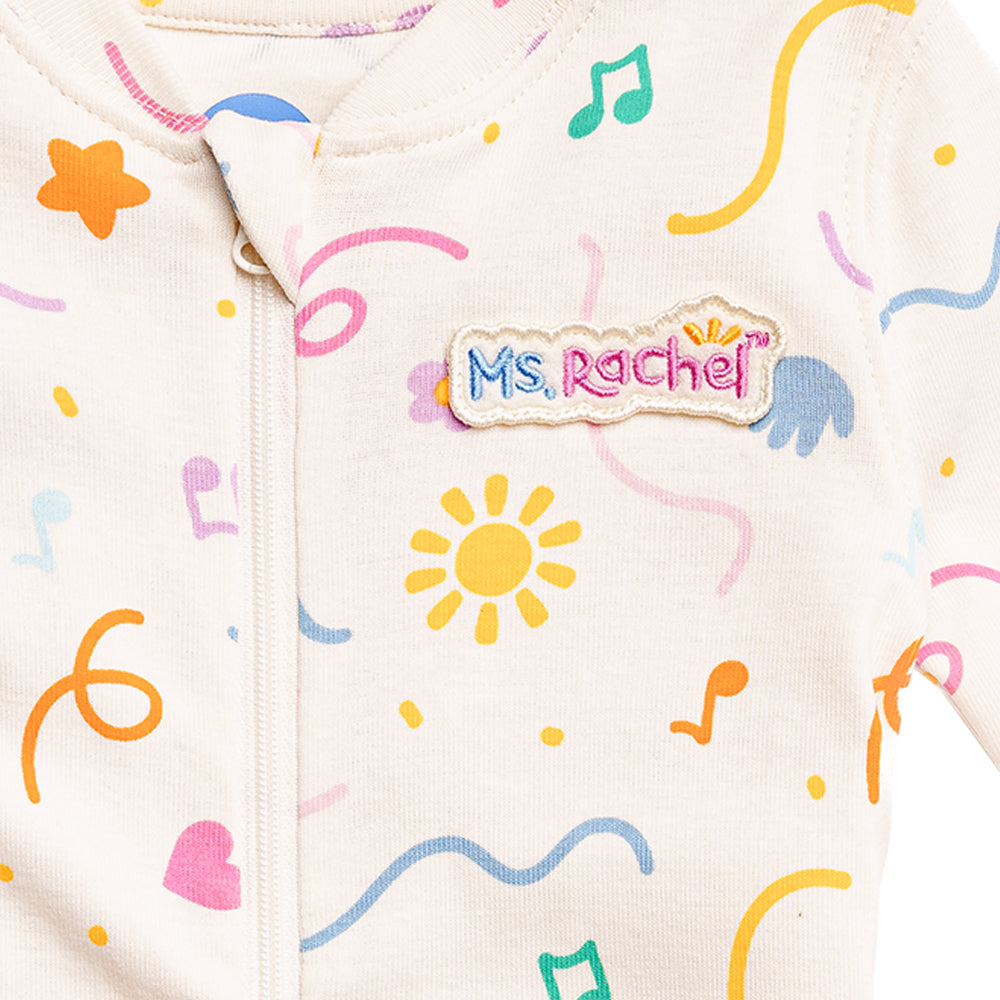 Ms.Rachel Sleeper MRF24SL01 - White Alphabet / 0-3m - Image 15