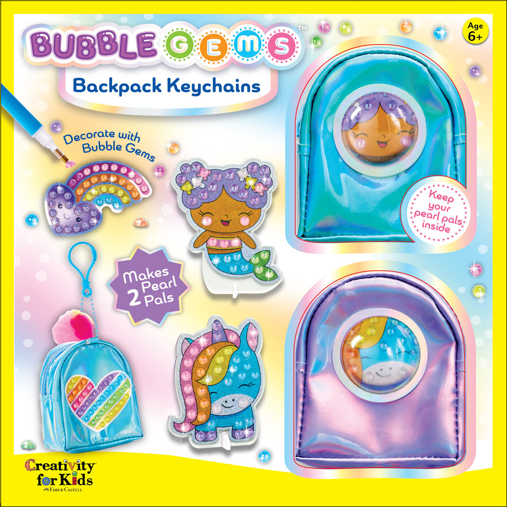 Creativity For Kids Bubble GemsTM Backpack Keychains - Image 3
