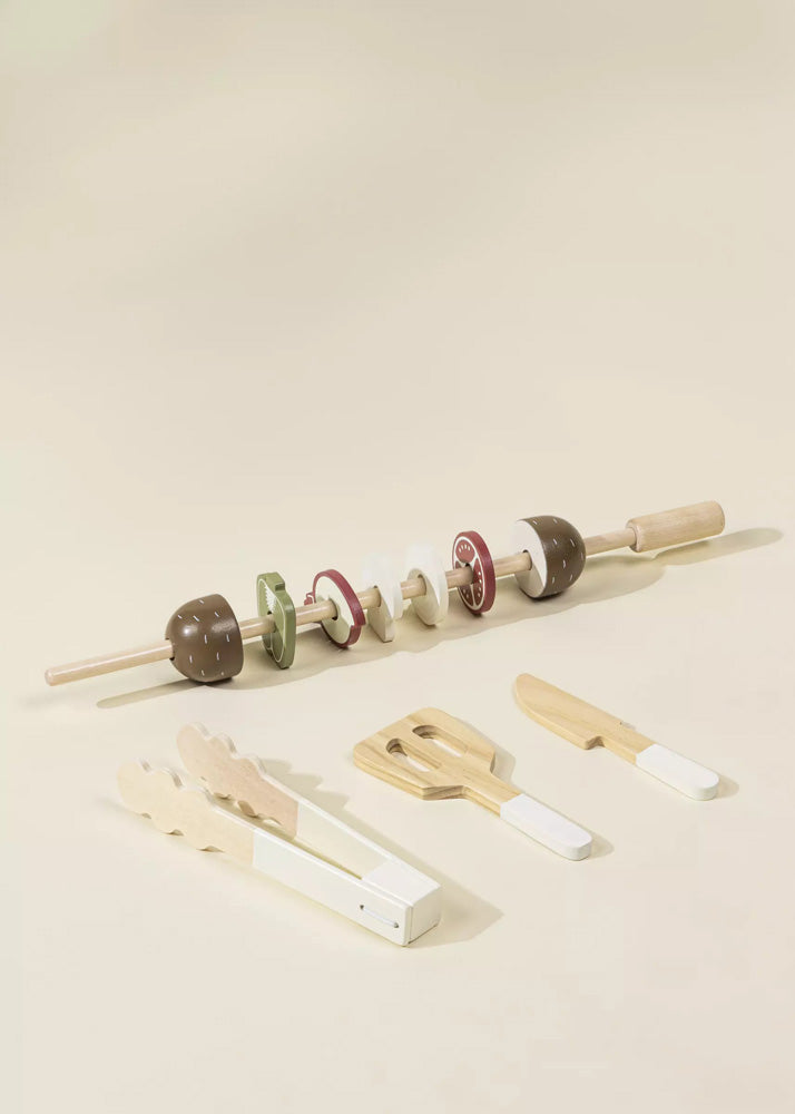 Coco Village Wooden Barbecue Playset and Accessories - Image 7