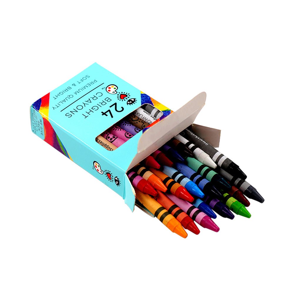 Bright Stripes iHeartArt 24 Bright Crayons - Image 2
