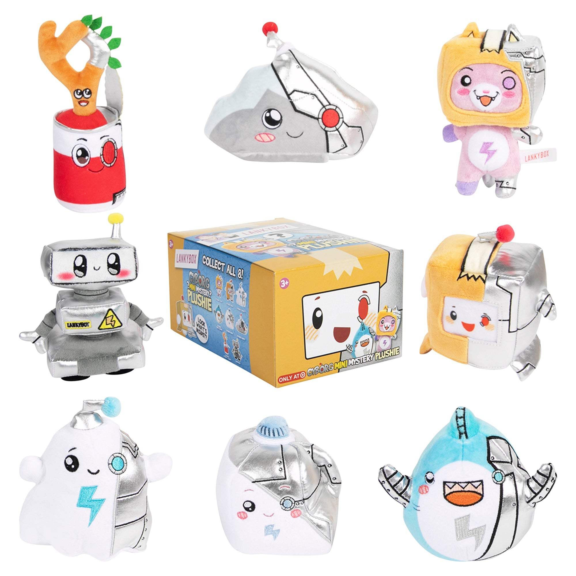 Lanky Box - Mini Mystery Plushie - Cyborg Edition - Image 2