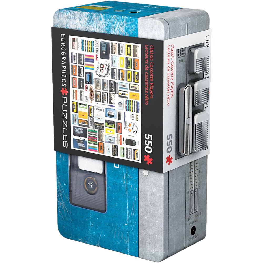 Eurographics Classic Cassette Player Tin 550Puzzle