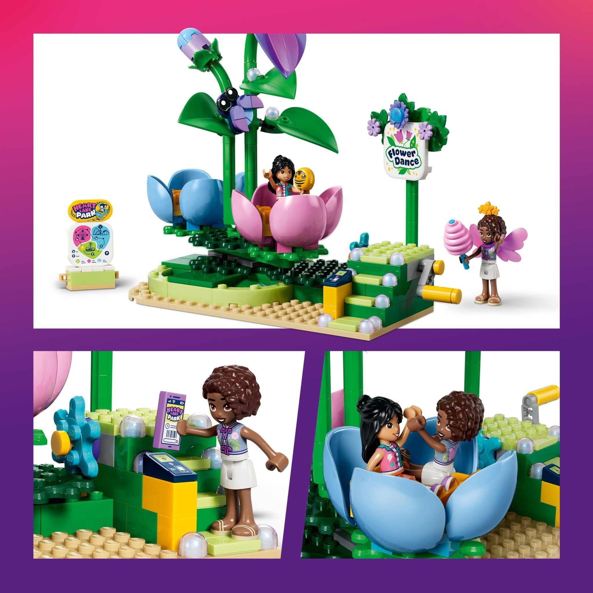 LEGO® Friends Spinning Flower & Fairy Teacup Ride 42702 - Image 3