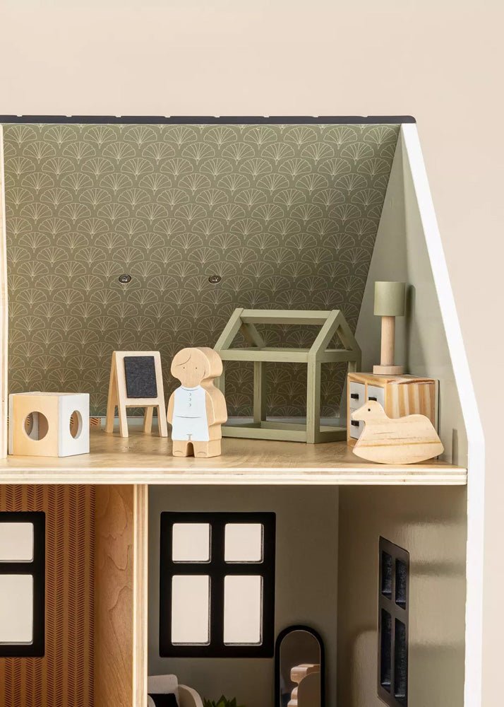 Coco Village Wooden Doll House Kids Room Furniture (7PCS) - Image 9