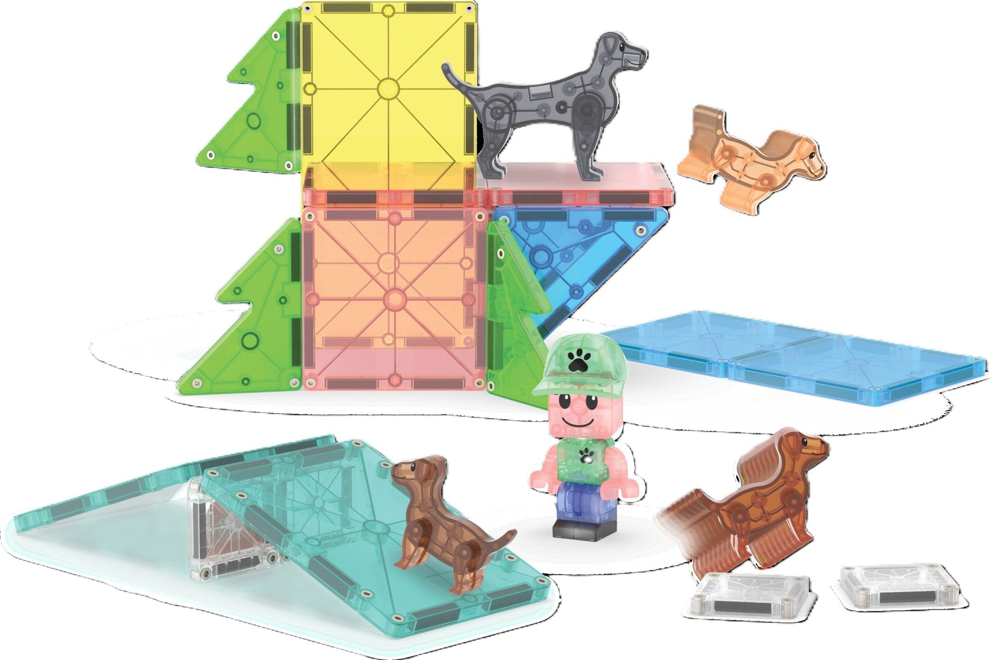 MAGNA-TILES® Puppy Park 25-Piece - Image 4