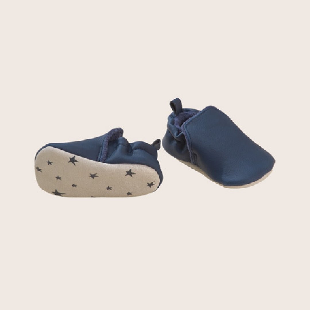 rise little earthling Slide Ons - Navy / 3-6m - Image 5