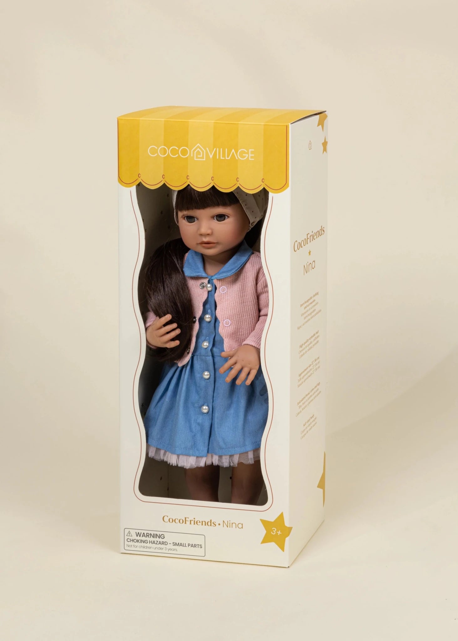 Coco Village Coco Friends Nina – 22" Kids Play Doll - Image 5
