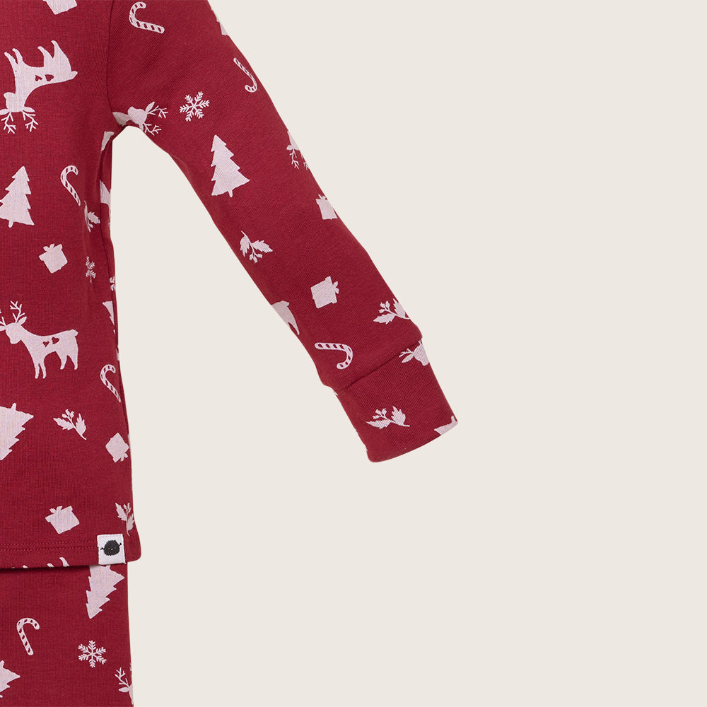 rise little earthling Holiday Sleep Set TGHSL00 - Red Stripe / 3y - Image 14