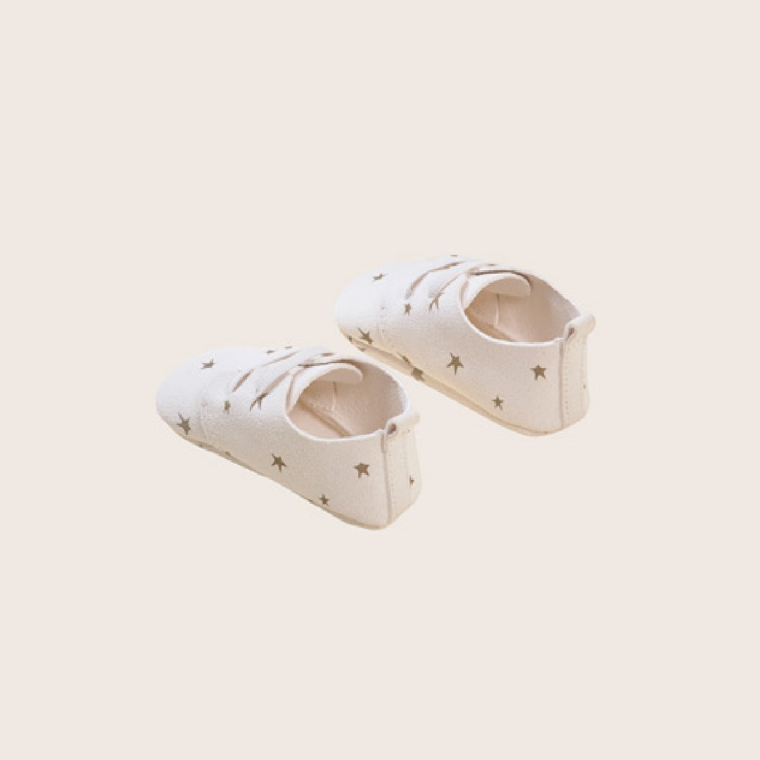 rise little earthling Leather Shoes BUHFW29 - Antique White / 12-18m - Image 3
