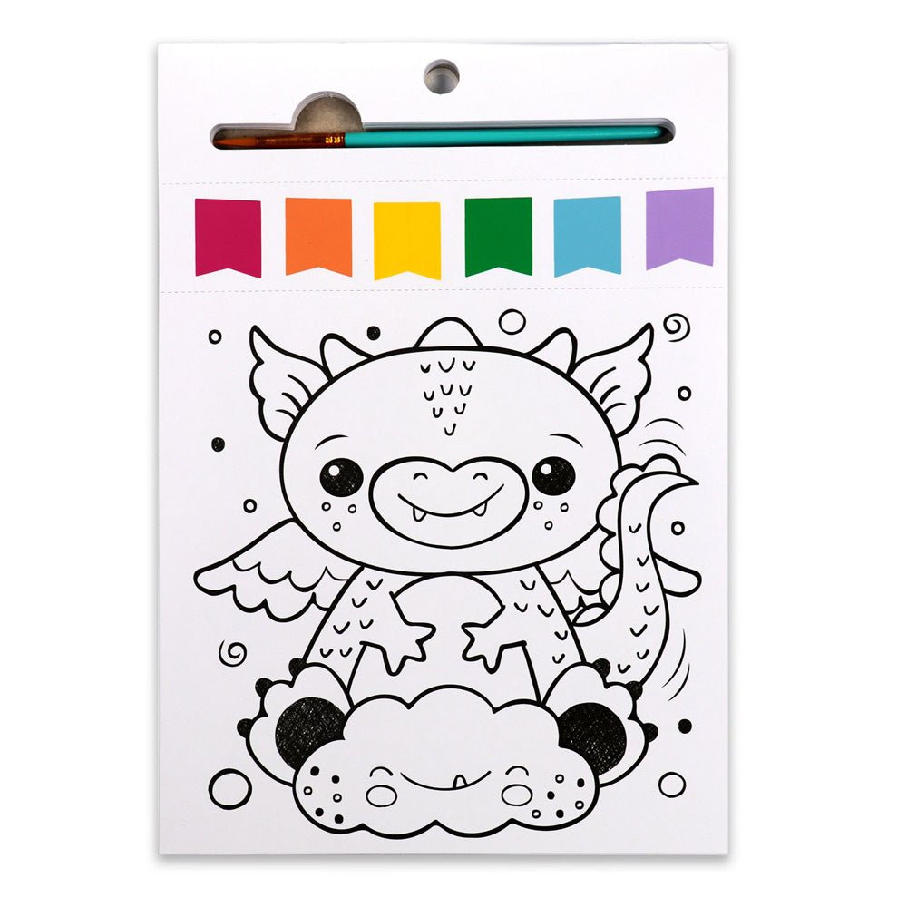 Bright Stripes Paint Pages: Magical Creatures - Image 4