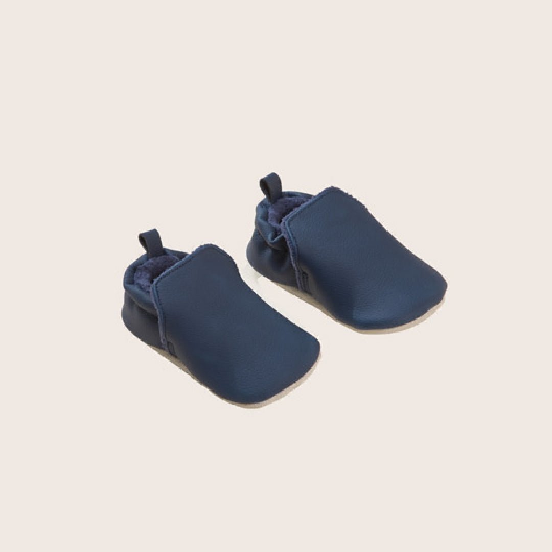 rise little earthling Slide Ons - Navy / 3-6m - Image 4
