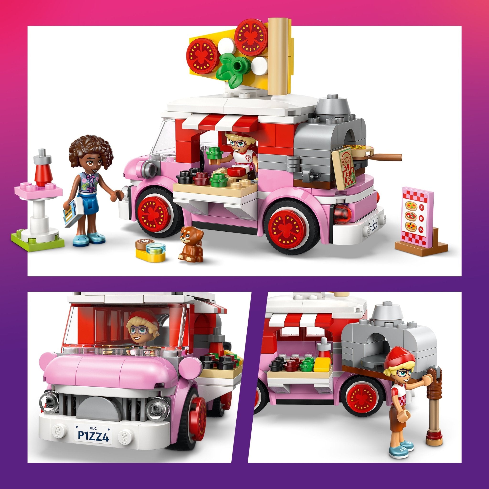 LEGO® Friends Pizza Truck Building Toy 42694 - Image 2