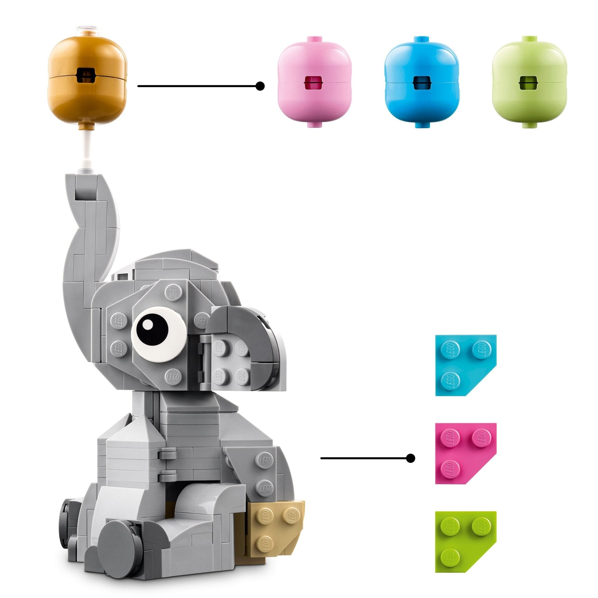 LEGO® Baby Elephant in the Sky Building Set 40814 - Image 5
