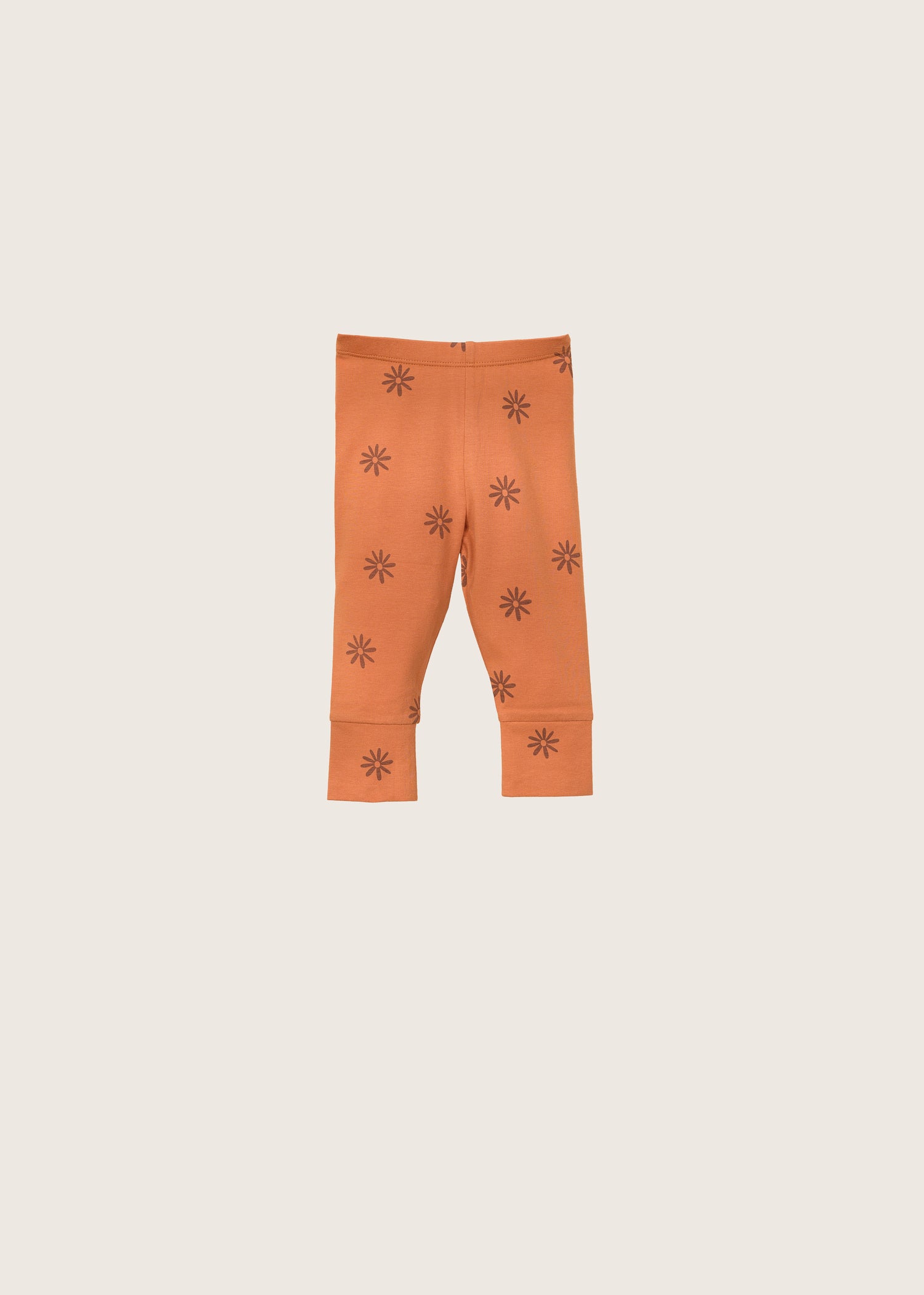 rise little earthling Cuffed Legging BGHKB07 - Light Pink All-Over-Print / 6-9m - Image 3