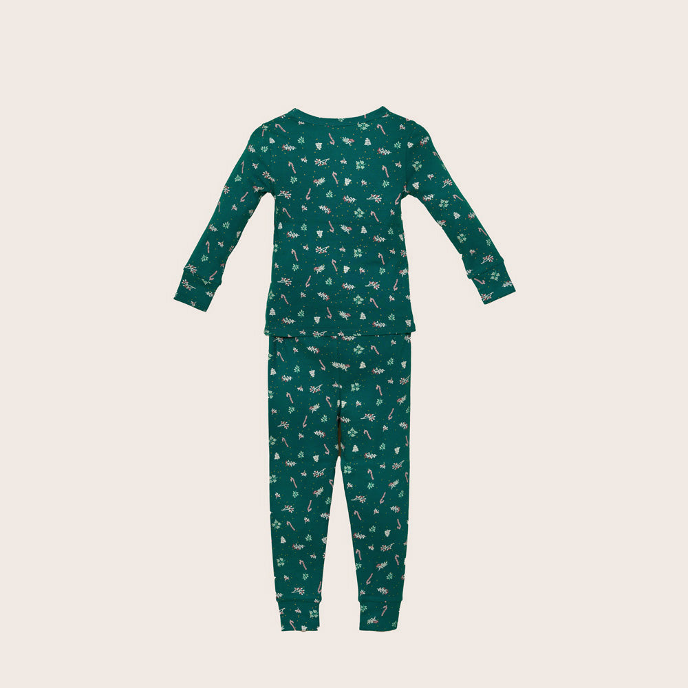 rise little earthling Holiday Sleep Set TGHSL00 - Red Stripe / 3y - Image 6