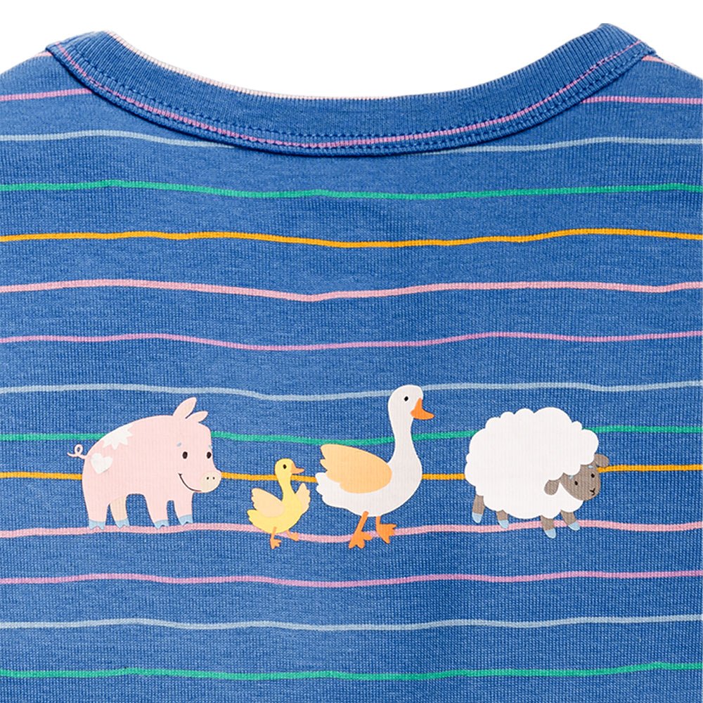 Ms. Rachel Sleep Set - Blue Stripe / 18-24m - Image 5