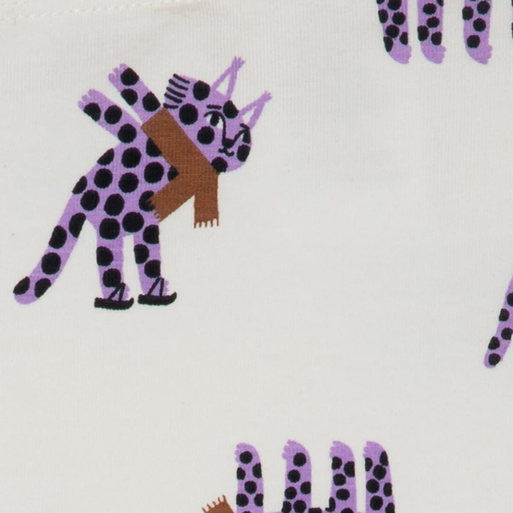 rise little earthling Cuffed Legging BGFKB07 - Antique White Leopard / 12-18m - Image 3