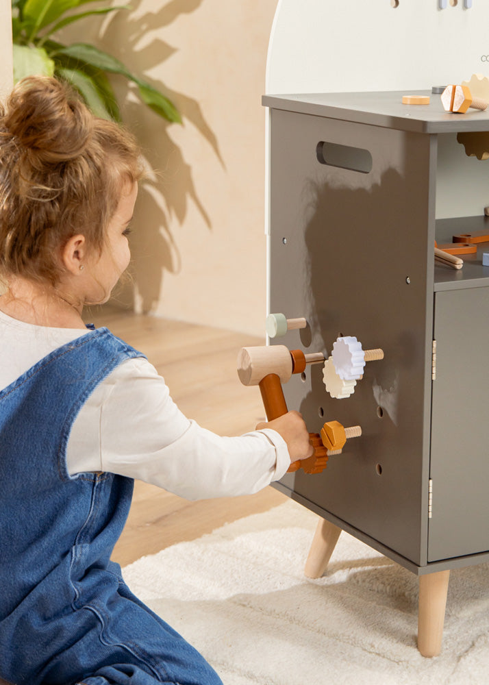 Coco Village Wooden Workbench Playset - Image 34