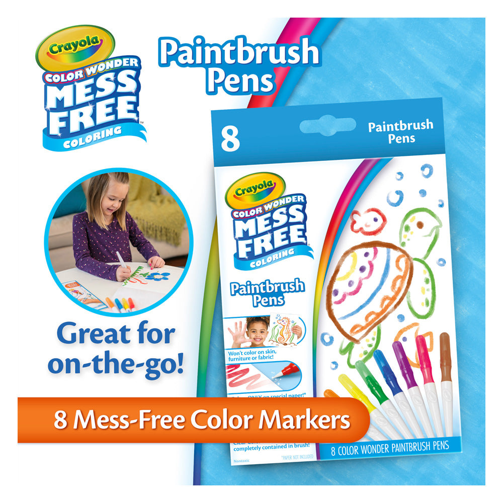 Crayola Color Wonder Mess-Free Paintbrush Pens - Image 7