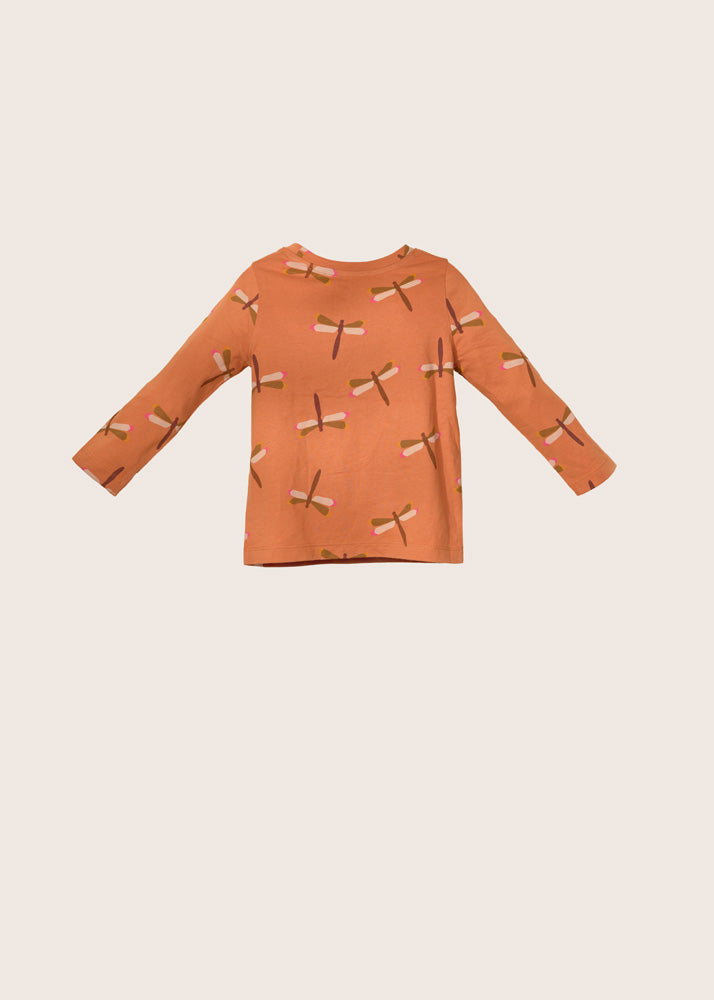 rise little earthling Long-Sleeve Shirt - Hazel Dragonfly / 2-3y - Image 3