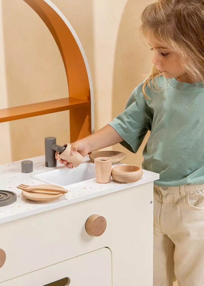 Coco Village Wooden Dinnerware Playset (12 Pcs) - Image 4