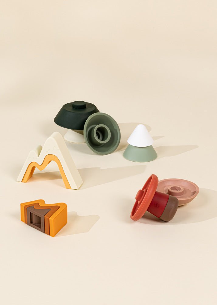 Coco Village Silicone Stackable Forest Set (16 pcs) - Image 2
