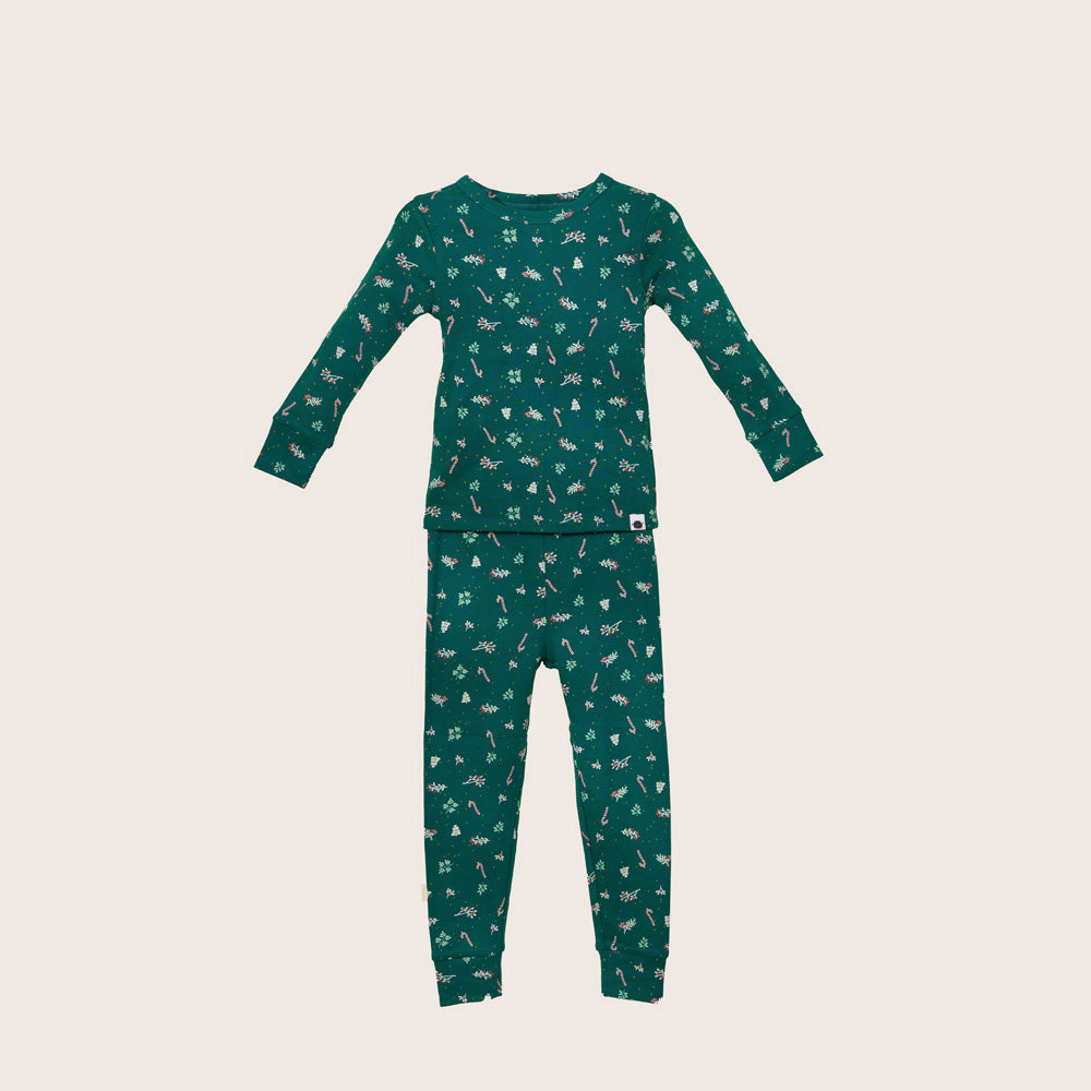 rise little earthling Holiday Sleep Set TGHSL00 - Red Stripe / 3y - Image 4
