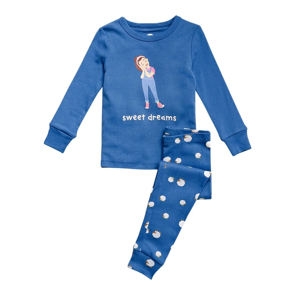 Ms. Rachel Sleep Set - Blue Stripe / 18-24m - Image 23