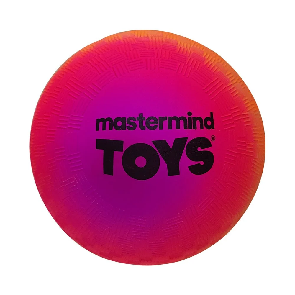 Made By Mastermind Toys Mastermind Toys 5" Neon Rainbow Skill-Building Playground Ball
