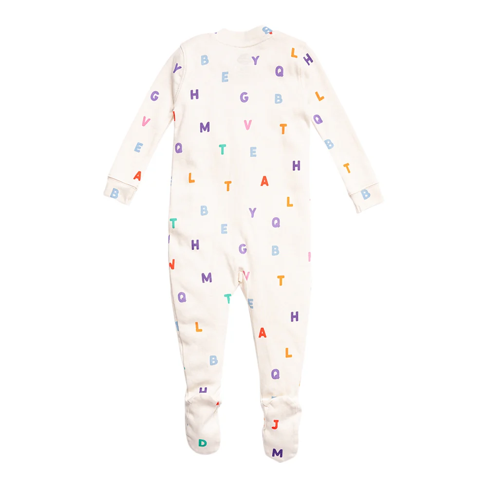 Ms.Rachel Sleeper MRF24SL01 - White Alphabet / 0-3m - Image 5