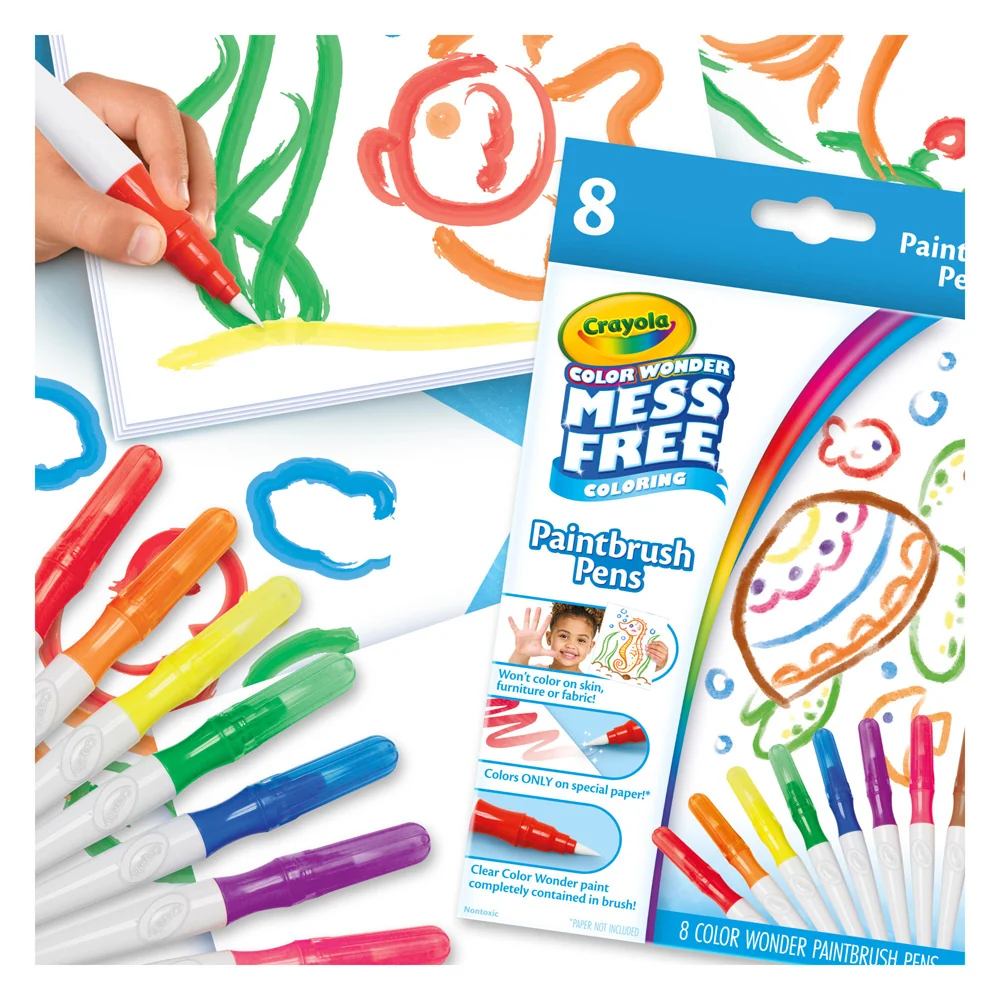 Crayola Color Wonder Mess-Free Paintbrush Pens - Image 8