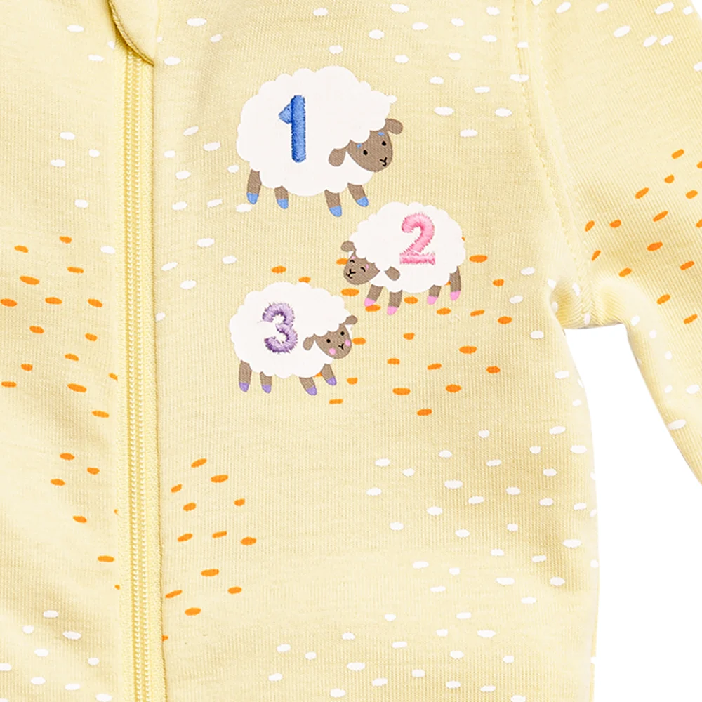 Ms.Rachel Sleeper MRF24SL01 - White Alphabet / 0-3m - Image 9